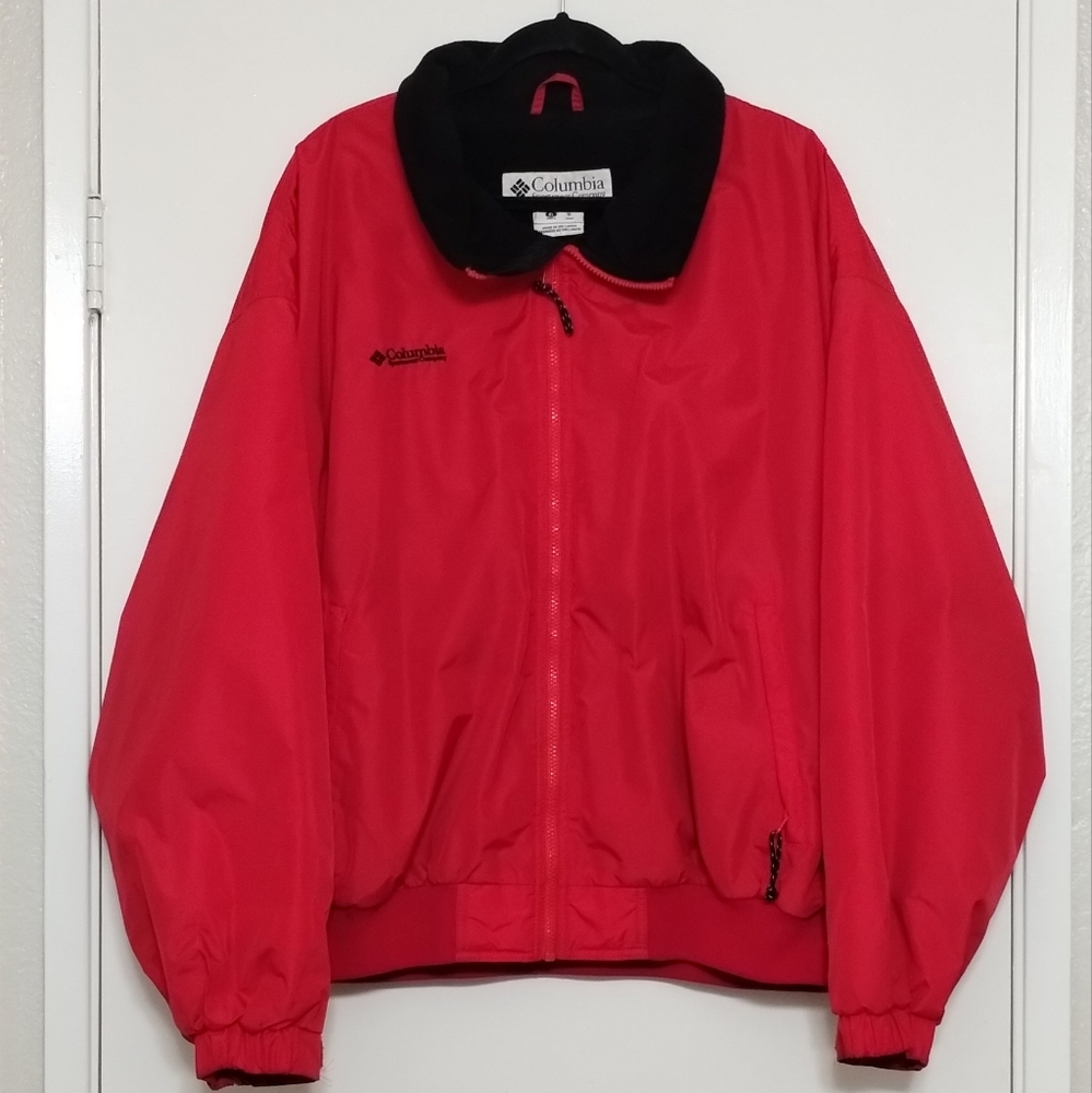 Columbia Sportswear Company Men's Jacket Size XL Red & Black